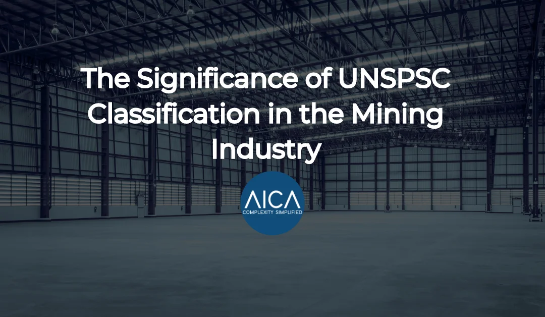 The Significance of UNSPSC Classification in the Mining Industry