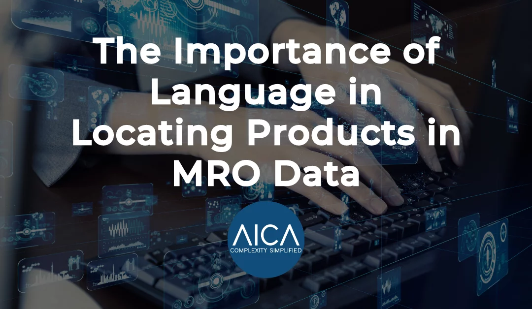 The Importance of Language in Locating Products in MRO Data