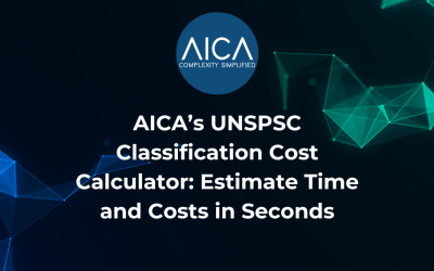 AICA’s UNSPSC Classification Cost Calculator: Estimate Time and Costs in Seconds